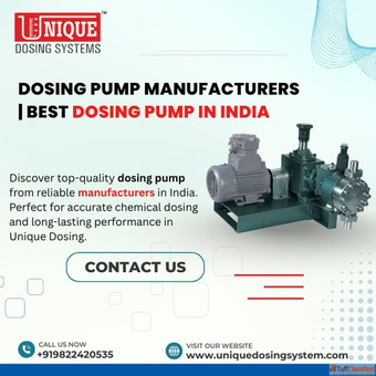 Dosing Pump Manufacturers Best Dosing Pump in India