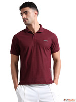 Synco Zen Polo Tshirt for MenMaroon