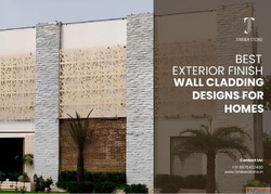 Best Exterior Finish Wall Cladding Designs for Homes