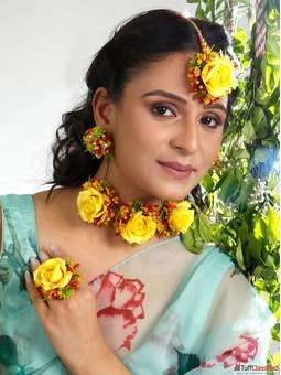 Buy Flower Jewellery Online - Bridal Haldi Festive Collections