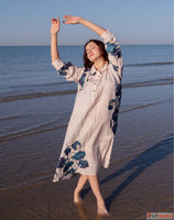 Buy Cotton Ocean Flora Dress Online For Women At Babli