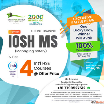 Special Offers on IOSH MS Course in Vizag