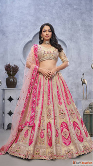 Stunning Pink Lehengas with Huge Diwali Discounts Online