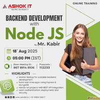 New Node.js Backend Development Batch - 18th Aug Limited Sea...