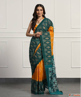 Buy Designer Ikkat Sarees - Simple Stylish