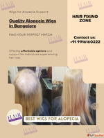 Quality Alopecia Wigs in Bangalore Hair Fixing Zone