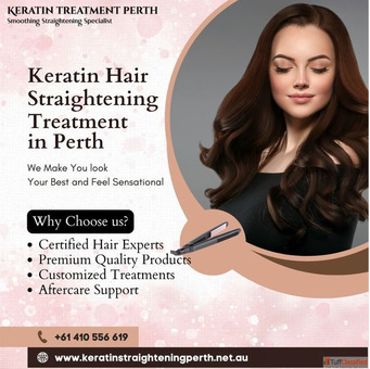 Keratin hair straightening Perth