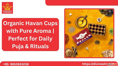 Organic Havan Cups with Pure Aroma Perfect for Daily Puja Rituals