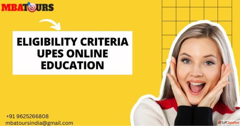 eligibility criteria UPES Online Education