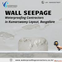 Wall Seepage Waterproofing Contractors in Kumaraswamy Layout...