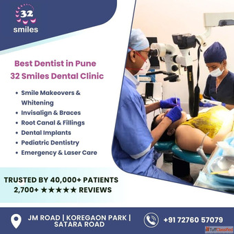 Top Dental Surgeon Pune Advanced Braces Jaw Correction - 32Smiles