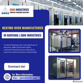 GBM Industries Leading Heating Oven Manufacturer in Haryana