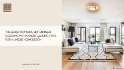 Creative Flooring Ideas Mix HDF Laminate with Other Types