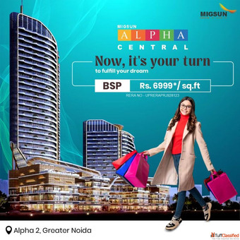 Migsun Alpha Central Commercial Space in Greater Noida
