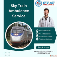 Choose Sky Train Ambulance Services in Siliguri with high-te...