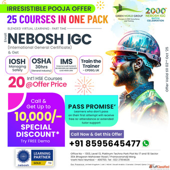 Festive Offers on NEBOSH IGC Course in Pune