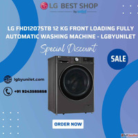 LG FHD1207STB 12 Kg Front Loading Fully Automatic Washing Ma...