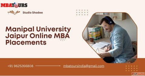 Manipal University Jaipur Online MBA Placements