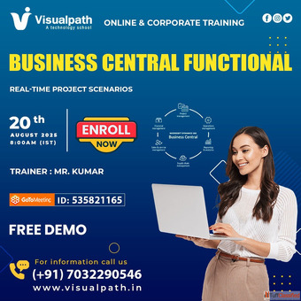 Free Demo on Business Central Functional Training Aug 20