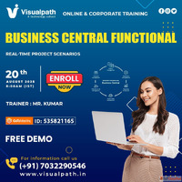 Free Demo on Business Central Functional Training Aug 20