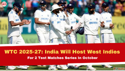 India vs WI Tests Announced for October 2025