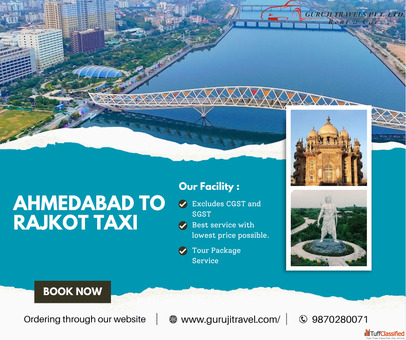 Ahmedabad to Rajkot Taxi Fare