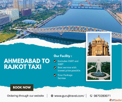 Ahmedabad to Rajkot Taxi Fare