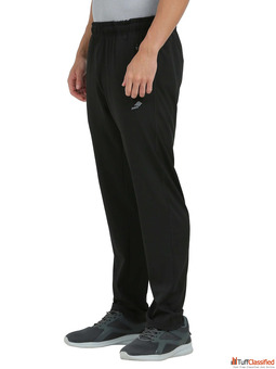 Synco Vogue Performance Trackpants For Men Black