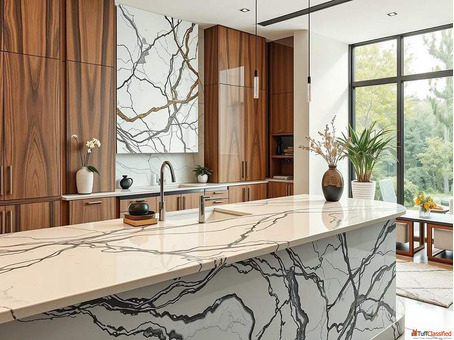 The Impact of Porcelain Slabs on Interior Lighting and Ambience