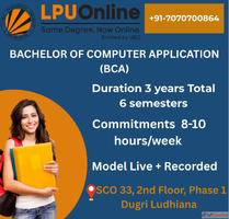 BCA course online by lpu BCA online course