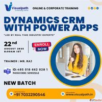 Master Dynamics CRM Power Apps New Batch Starts Aug 18