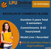 B.COM online course Online B.com Degree LPU