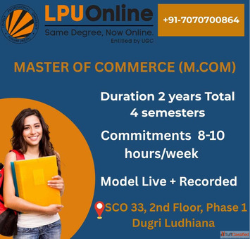 M.com lpu Education onlineM.com Online