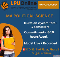 MA in political Science online lpu MA political Science Onli...