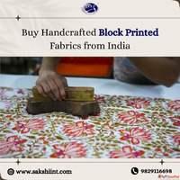 Buy Handcrafted Block Printed Fabrics from India