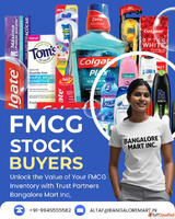 FMCG Excess Inventory Buyers in Bangalore Karnataka India