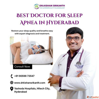 Best Doctor for Sleep Apnea in Hyderabad 91 90598 73547 Dr. Kishan Srikanth