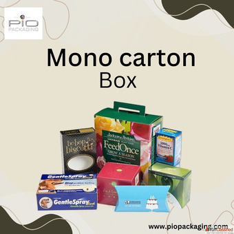 mono carton packaging for food and beverages