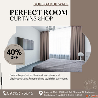 Premium Drapes Fabrics - Best Curtain Shop in Shahdara Delhi