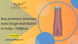 Buy premium Stainless Steel Single Wall Bottle in India - Tu...