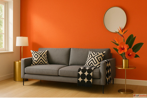 Tropical Energy for Your Living Room - Indicus Paints