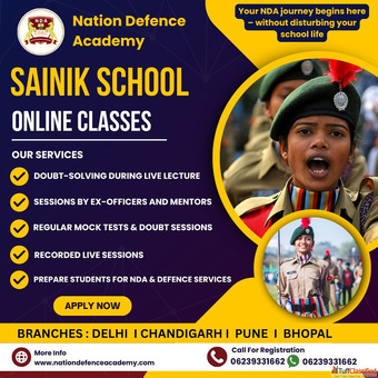 Online and Offline Best Sainik School Coahing Classes in Delhi