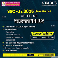 ssc je online classes for civil by Nimbus Learning