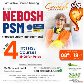 NEBOSH PSM Training in Ahmedabad