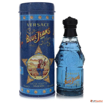 Shop Versace Blue Jeans Cologne at Giftexo - Original Men's Fragrance Online