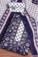 Buy Unstitched Dress Material Cotton Chanderi Silk More - BI...