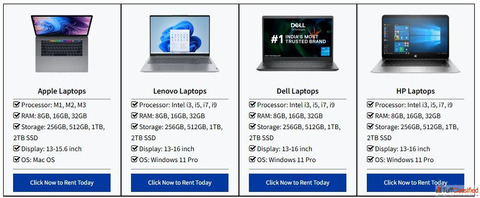 Rent Laptop for a Day ABCOM