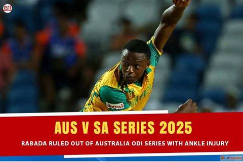 Breaking Rabada Ruled Out Of AUS v SA 2025 ODI Series With Injury