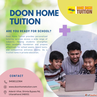 Doon Home Tuition Your Child's Academic Partner at HomeDoon Home Tuition Your Child's Acad