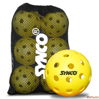Synco Pickleball Ball S40 High Performance Outdoor Picklebal...